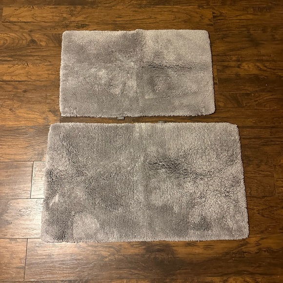 Threshold Bath Set Of Grey Bath Rugs Poshmark